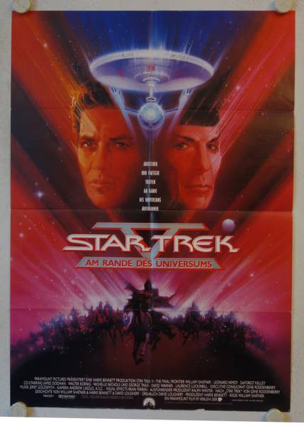 Star Trek V - Am Rande des Universums originales deutsches Filmplakat